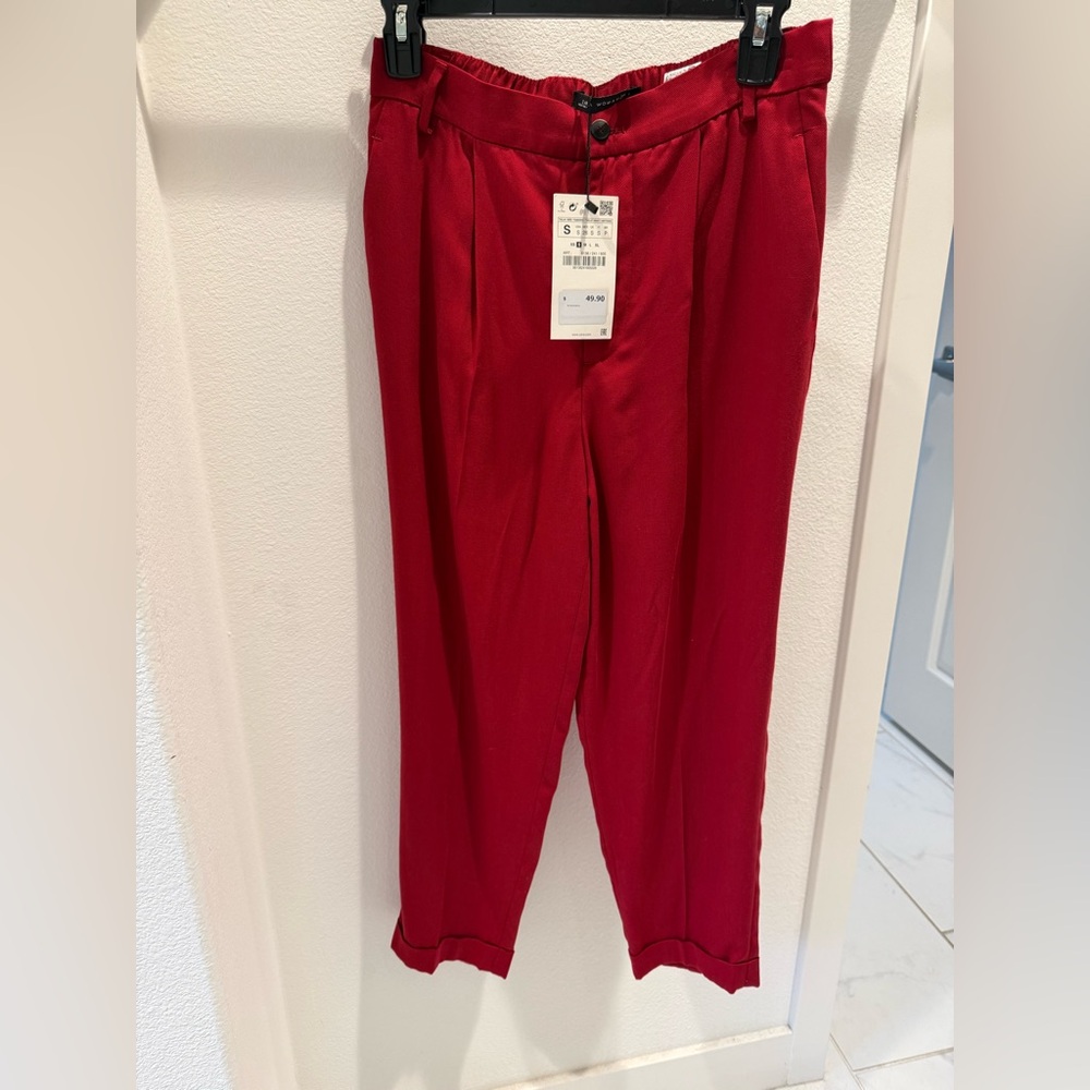 Zara Red Pants
